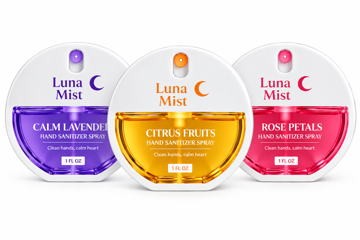Luna Mist 3-Pack – Rose + Lavender + Citrus