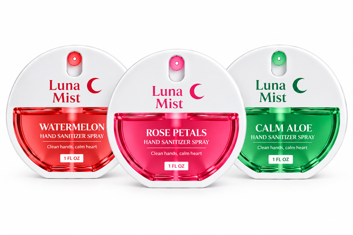 Luna Mist 3-Pack – Watermelon + Aloe + Rose